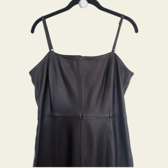 Giani Bini Faux Leather Sheath Dress - Picture 2 of 6